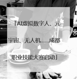 AI虚拟数字人、元宇宙、无人机……成都职业技能大赛启动